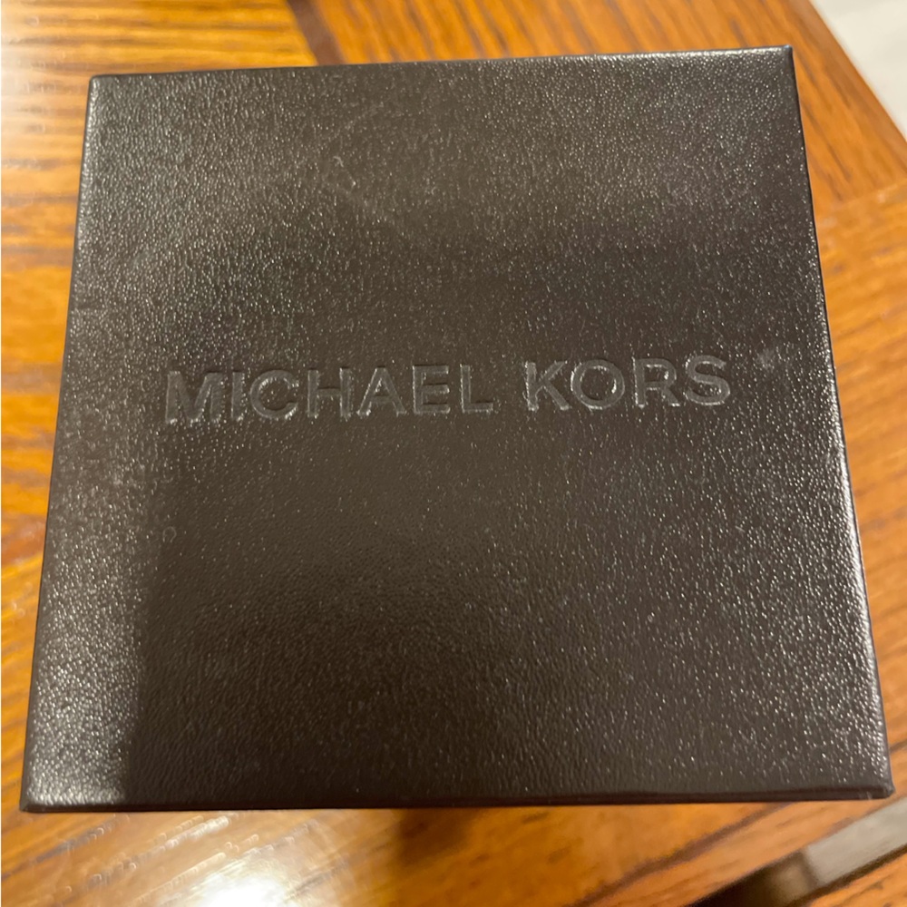 Michael Kors Crystal-Accented Silver Watch - Picture 2 of 9